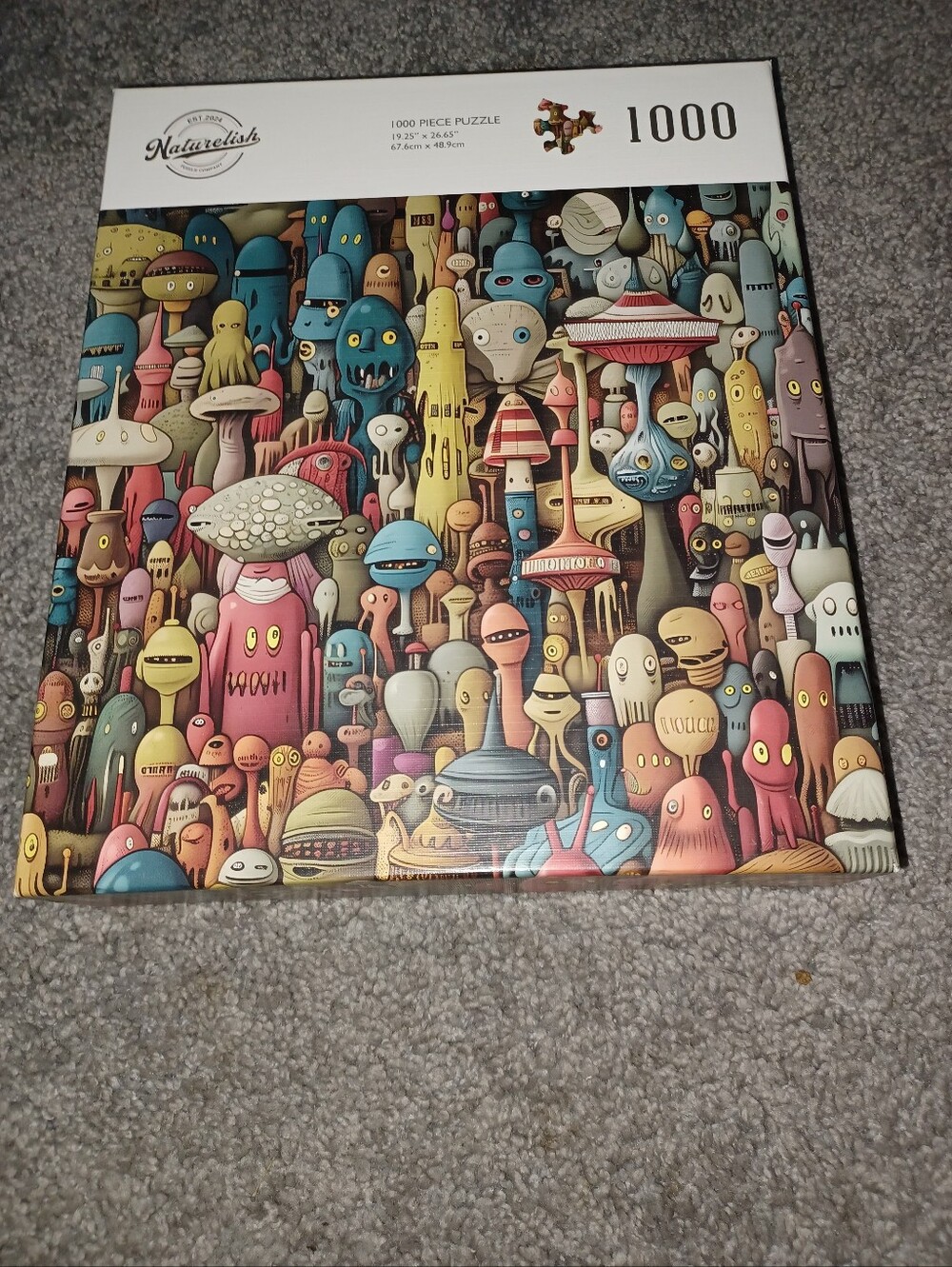 1000-Piece Naturelish Illustrated Crowd Puzzle